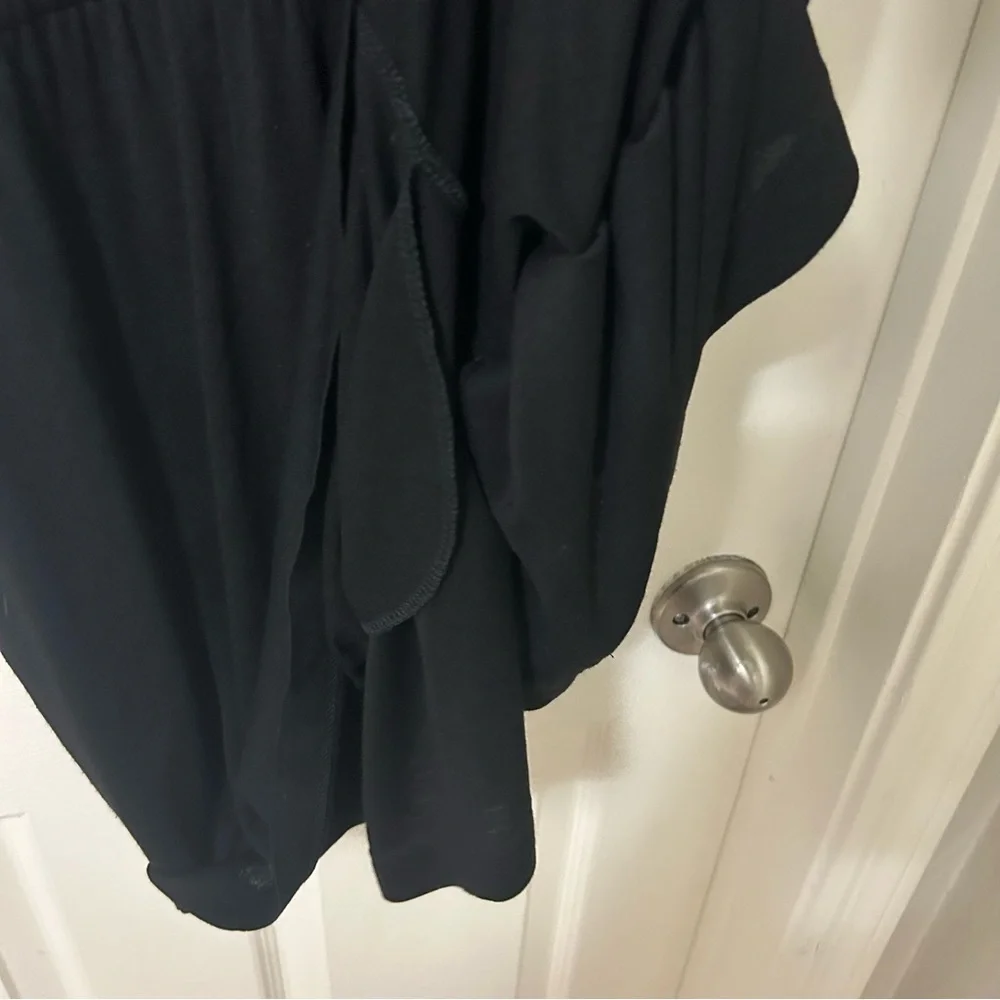 A.L.C. Black Jersey Sleeveless Mini Dress with cutout Size M - Picture 9 of 12